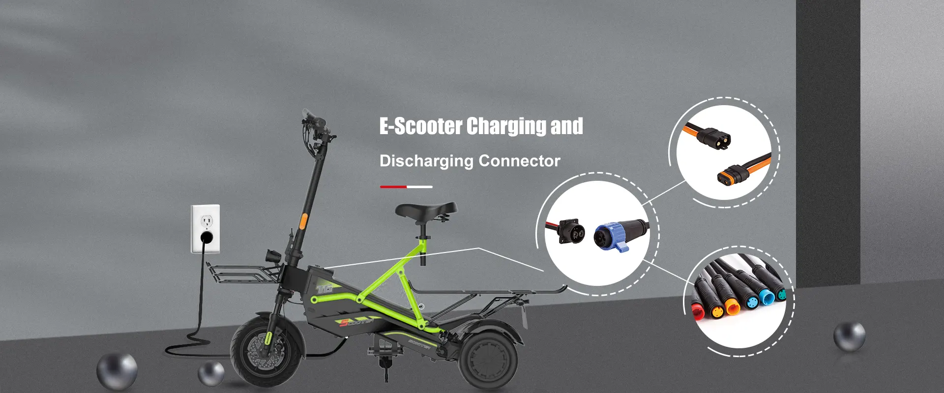 Txinako E-Scooter Konektoreen fabrika